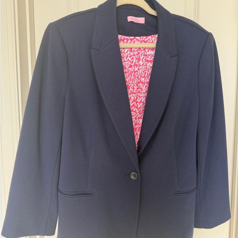 Lilly Pulitzer Classic Navy Blazer